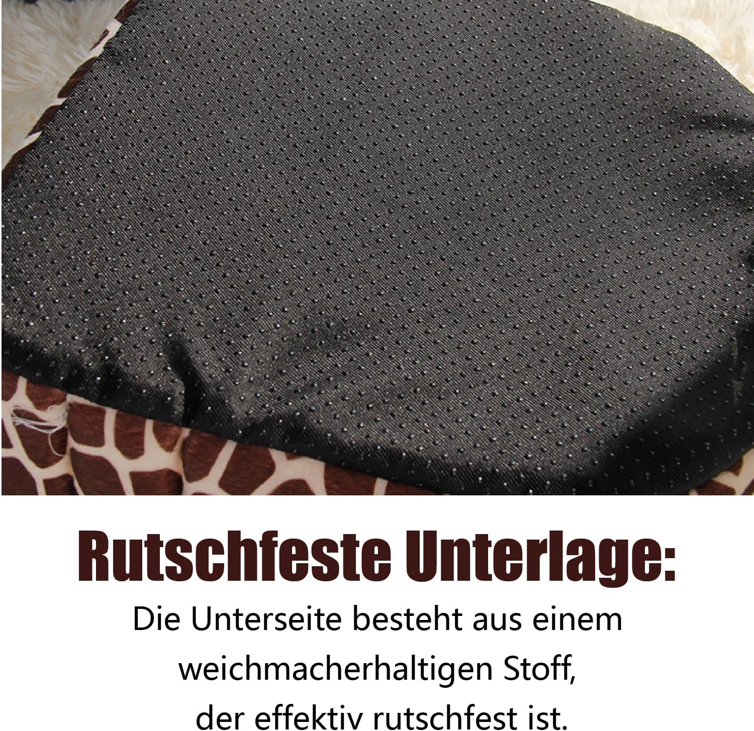 Pet Bed, Small Animal House Bed, 1 Soft Cushion Sleeping Bag Nest, Ideal as a Guinea Pig Bed, Small Animal Cave for Chinchilla, Guinea Pig House image number 1