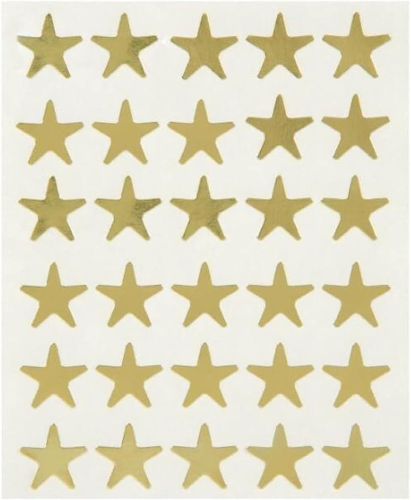 Quikstik Labels Hangsell Gold Star 135 Labels image number 5