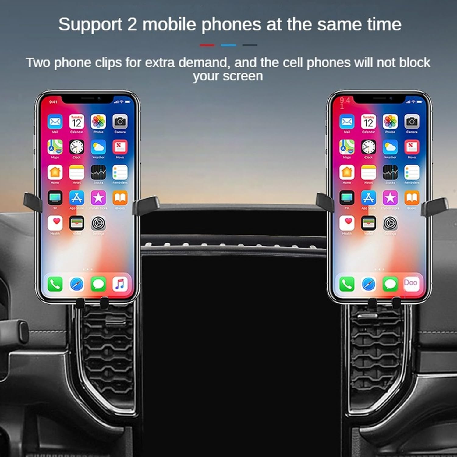 Car Phone Holder Compatible with Ford Ranger 2022 2023 2024, Navigation Bracket Screen Fixed Base, Screen Mount Mobile Phone Holder, Cell Phone Car Mount Phone Stabilizer, 360 Degree Rotation image number 5