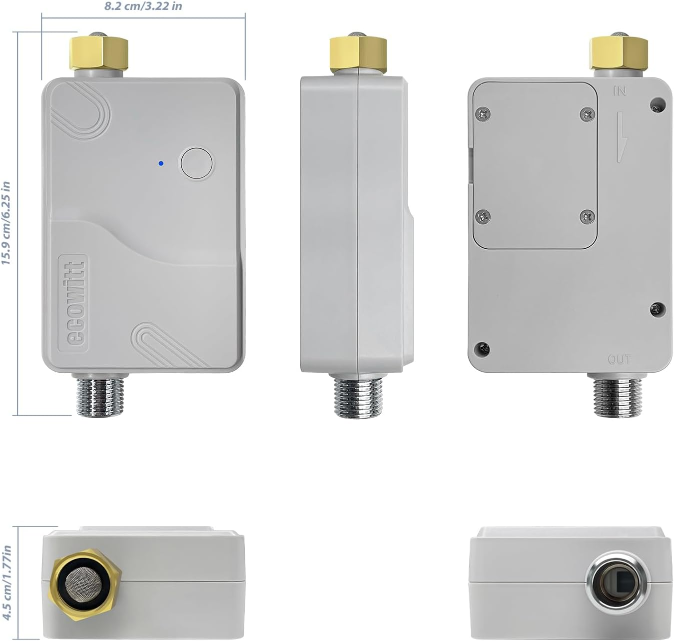 ECOWITT Smart Watering Timer Kit GW1208, Includes WFC01 Sprinkler Timer and GW1200 Iot Gateway,433 Mhz image number 4