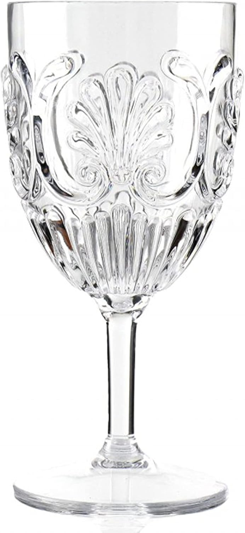 KOMOREBI Shatterproof Acrylic Wine Glasses - Unbreakable Plastic Goblets, Bpa-Free & Drop-Proof Glassware - Elegant Drinkware for Indoor & Outdoor Use - 14Oz, Set of 4 (Clear) image number 3