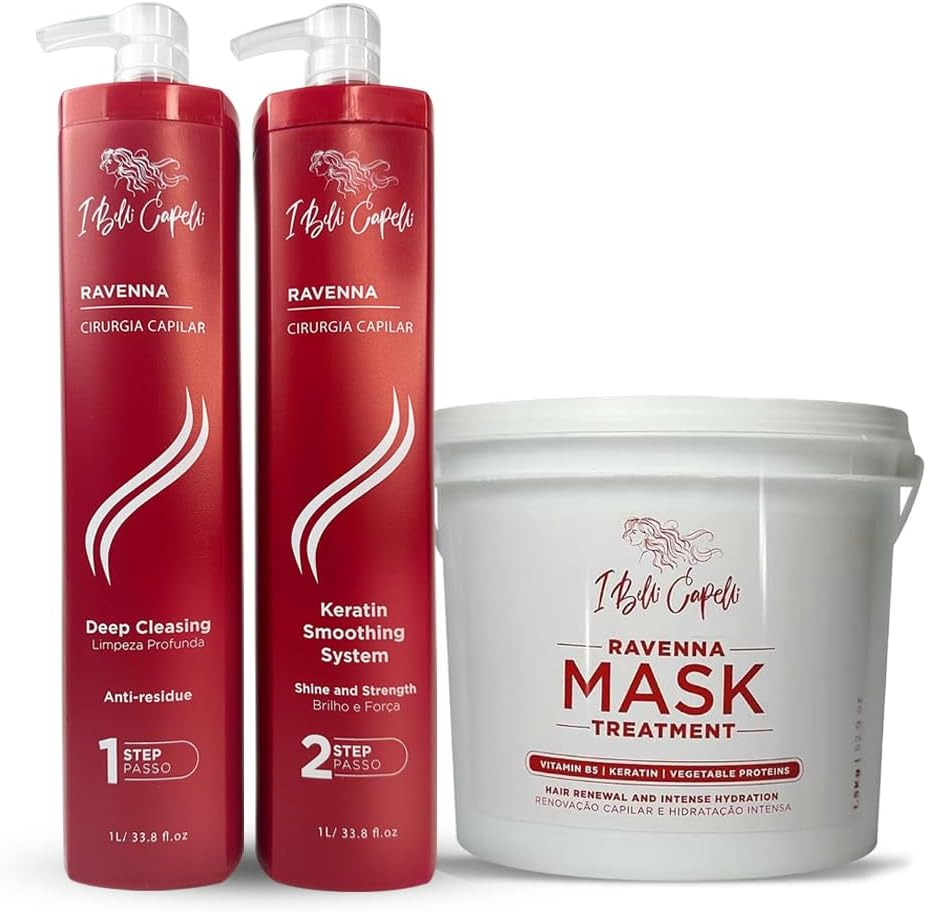 I Belli Capelli Ravenna Hair Surgery Professional Kit + Intense Moisturizing Mask