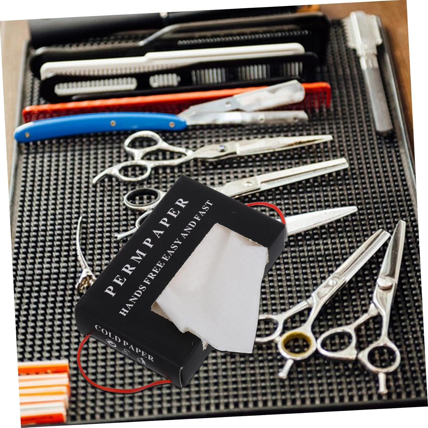 Beavorty Hair Perming Papers Hairdressing Paper Ultra Thin Breathable for Cold Perms Hot Perms Perfect for Women Men image number 1