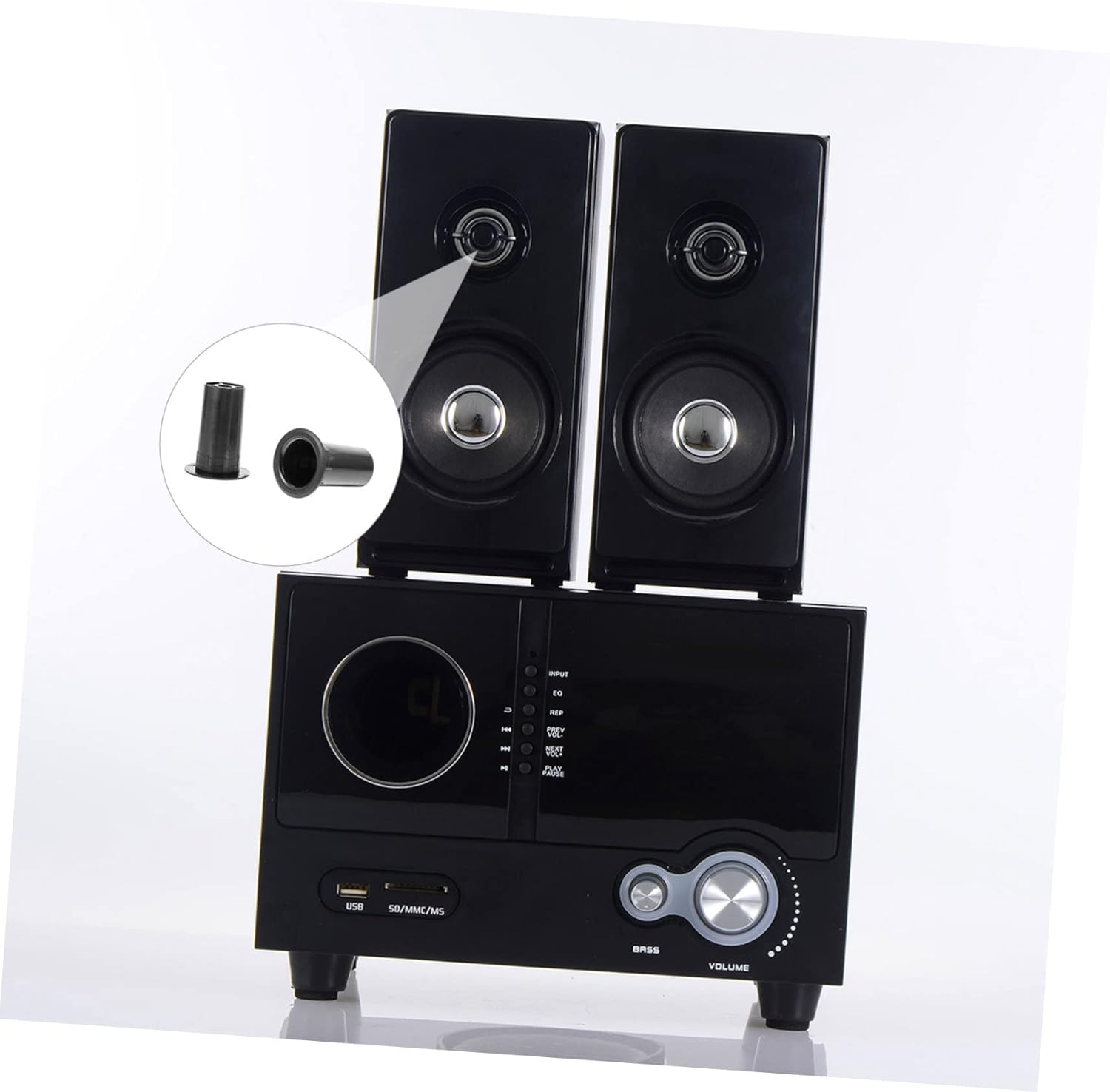 16Pcs Speaker Hole Outlet Cabinet Port Tube Abs Speaker Parts for Enhanced Bass