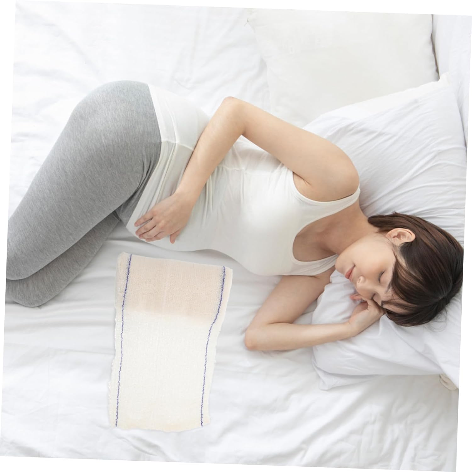 Ifundom Postpartum Chest Compression Wrap Abdominal Support Belt for Women Breast and Pelvic Support Bandage Reusable Belly Bandage Wrap Comfortable Postnatal Care image number 4