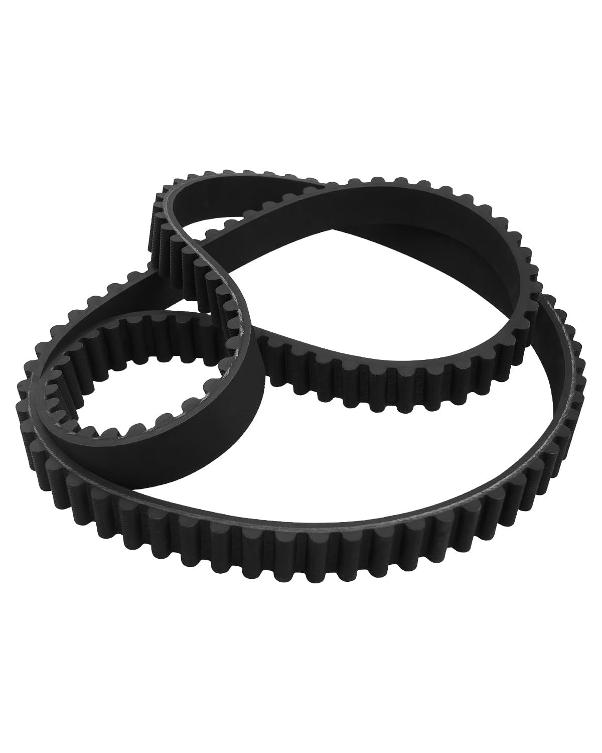 WMJNH 1 1/8 Inch 128T Rear Drive Belt Fits Harley Davidson Sportster 883 & 1200 1991-2003, V-Belt, Black, Nylon, Replaces 40022-91 58-420 1204-0042 image number 3
