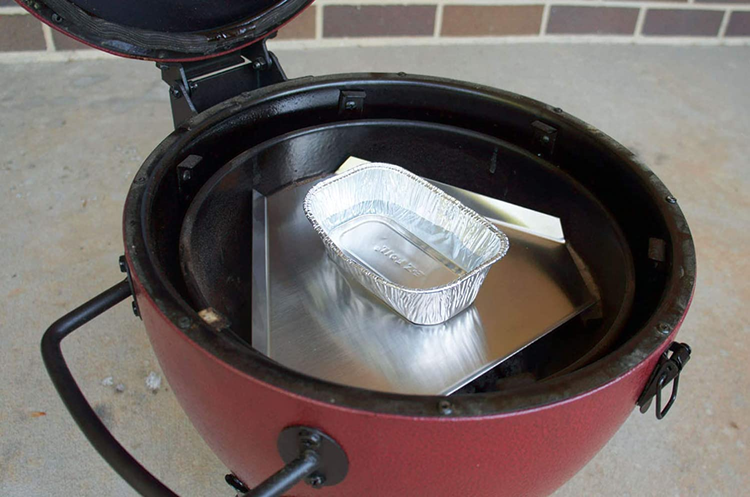 Heat Deflector/Drip Pan for Akorn Kamado Jr. Charcoal Grill