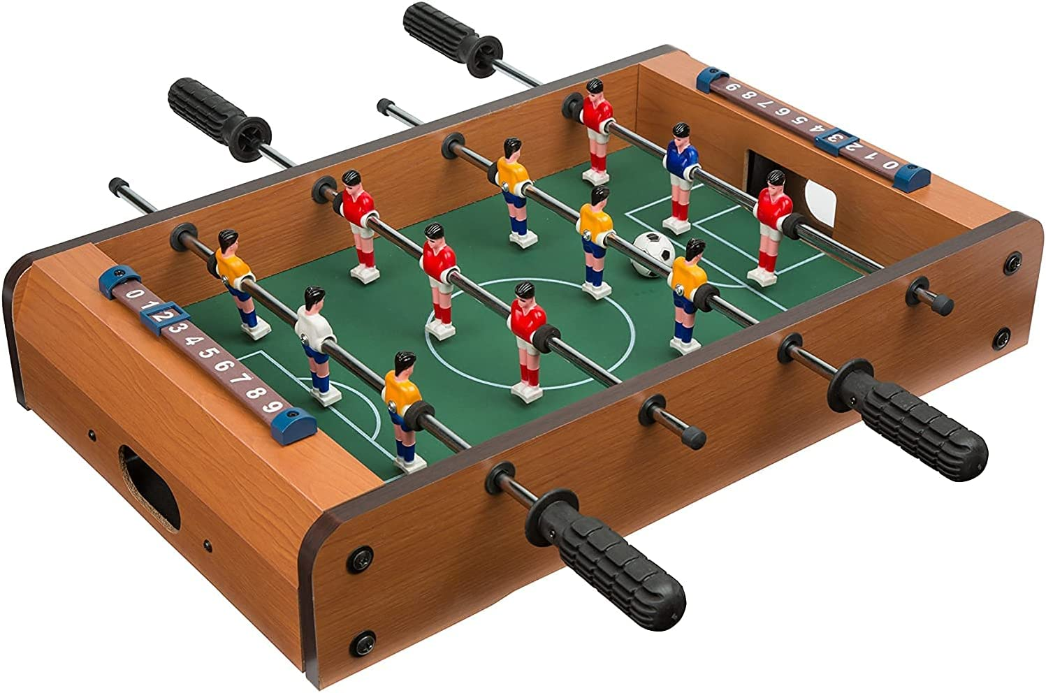 Nomel Tabletop Foosball Table- Portable Mini Table Football/Soccer Game Set with Two Balls and Score Keeper for Adults and Kids image number 1