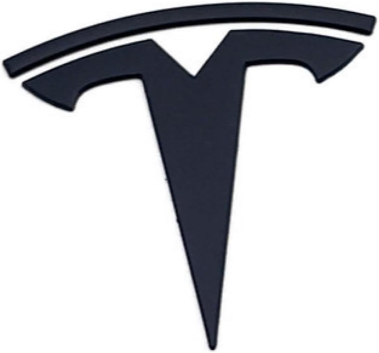 Metal T Logo Tesla Letters Performance Ludicrous Emblem Logo Decal Sticker Front Rear Tailgate in Matte Black for Tesla Model Y Juniper Launch Edition (T Logo & Tesla Letters & Juniper)