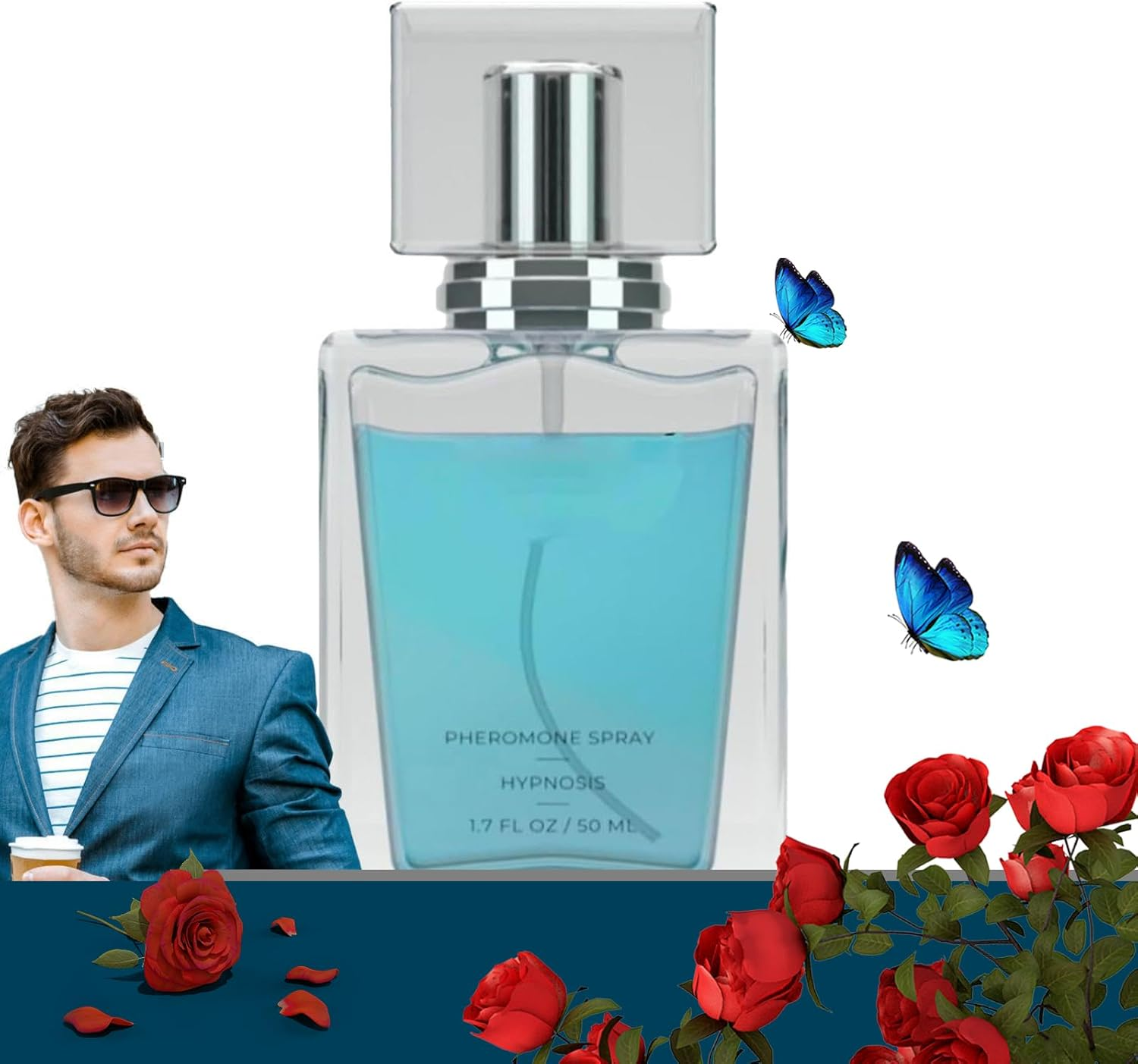 Cu-Pids Pheromone Cologne for Men, Lure Her Pheromone Cologne, Cu-Pid Hypnosis Cologne, Pheromone Cologne for Men, Cupids Charm Toilette For-Valentine'S Day Gift, Portable Perfume for Daily Life (2PCS)