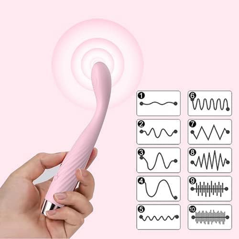 Mini 10 Strong Speeds Electric Bullet Tool Handheld Portable Personal Bullet Massage Rod for Women Pleasure, Quiet Waterproof Bullet Setiing Powerful Mini Stick, Muscle Foot Massage Tool image number 4