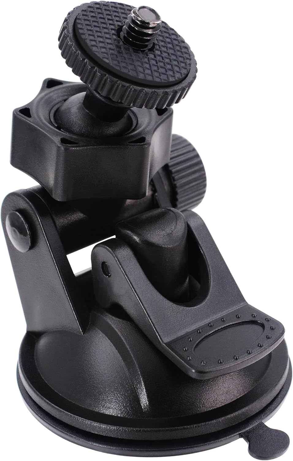 Isaddle CH01A 1/4" 1/8" Thread Camera Suction Mount Tripod Holder in Dash Cam Mount Holder - Screw Tripod Windshield Holder Fits Sony/Canon/Ricoh/Hp/Gopro/Oculus (M4 M6 Screw Join Ball Included) - Mini 3M Base image number 7