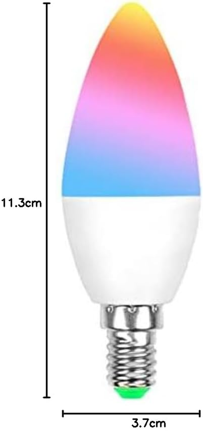 Homekit E12 Wifi Smart RGBCW Bulb Works with Homekit Siri Voice Control image number 4