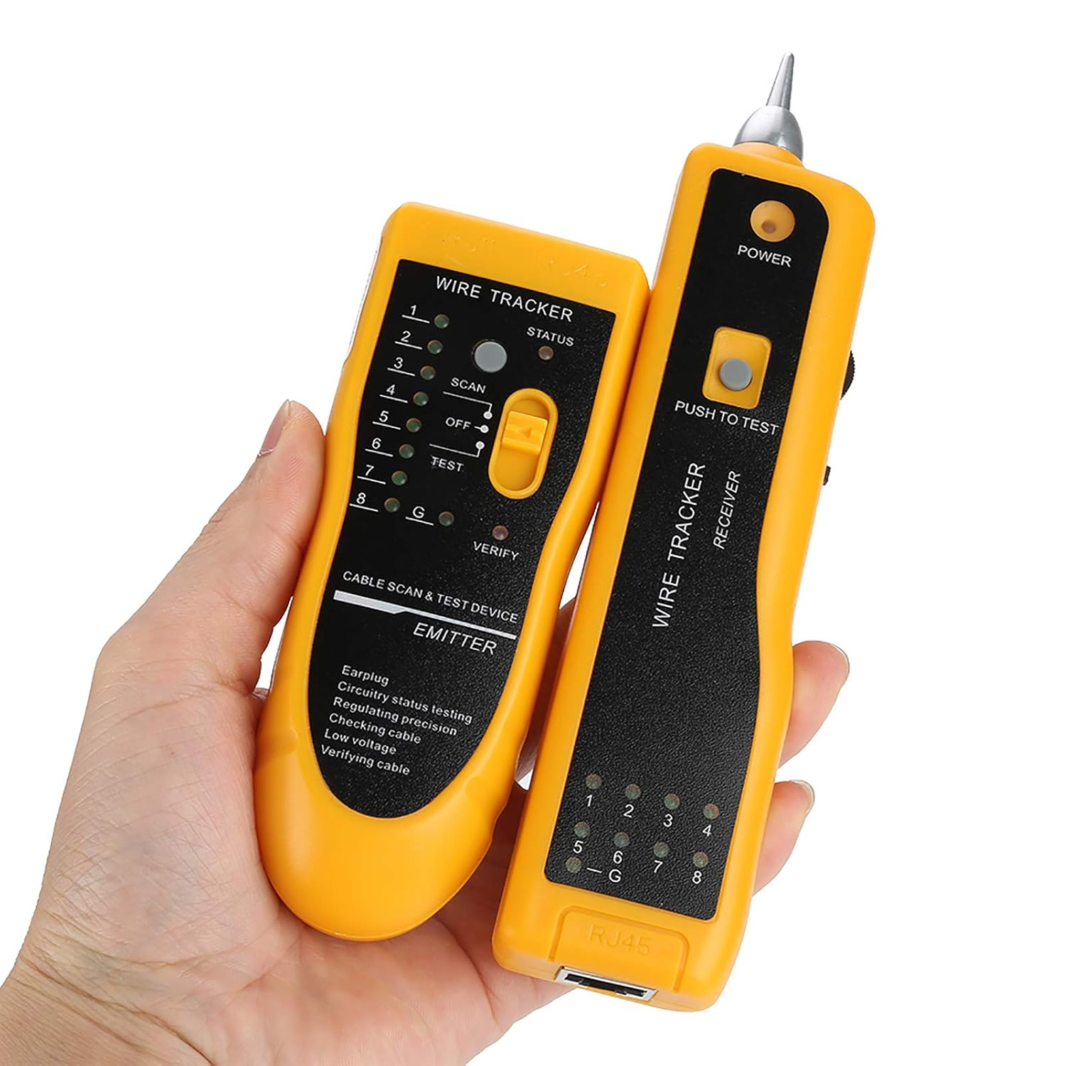 Handheld Cable Tracker, Cable Tracker, Tone Diagnostic Tool for Cable Interleaving Telephone Line Test