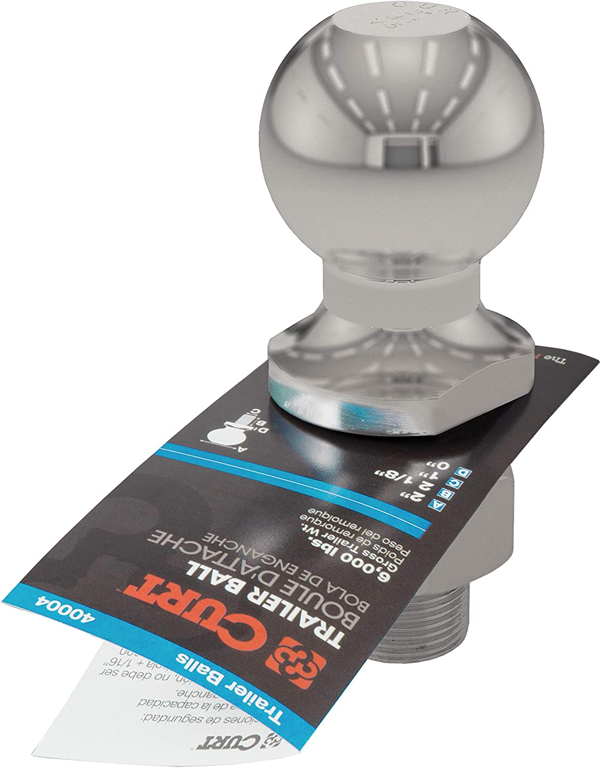 CURT 40053 Trailer Ball image number 3