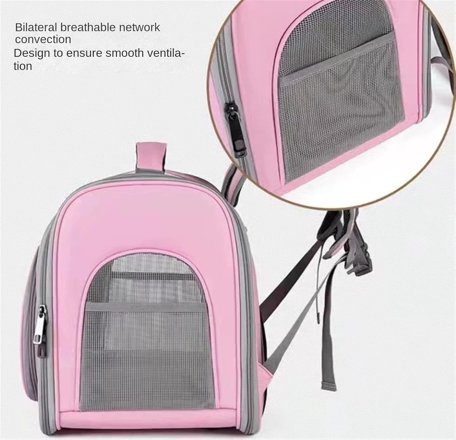 Cat Bag Dog Carrier Pet Carrier Dog Bag Pet Backpack Dog Backpack Cat Carrying Bag Portable Outdoor Travel Pet Carrier Cat Carrier Pet Bag Carrier(Color:Yellow) - Yellow image number 6