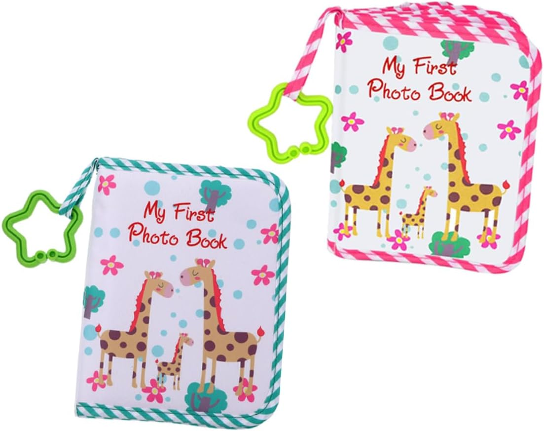 Kisangel 2Pcs Soft Cloth Photo Album Engaging First Year for Newborns Holds Photos Fun Design and Cherishing Memories image number 4