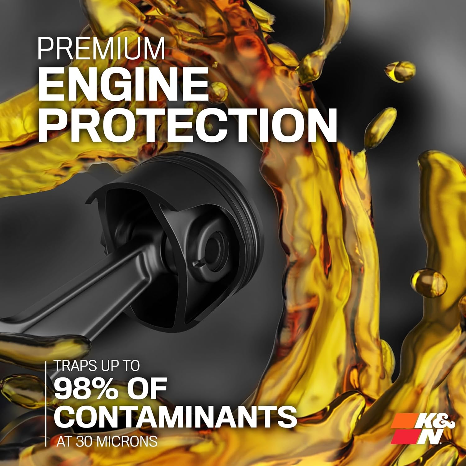 K&N Premium Oil Filter KN-117 - Motorcycle/Powersports image number 3