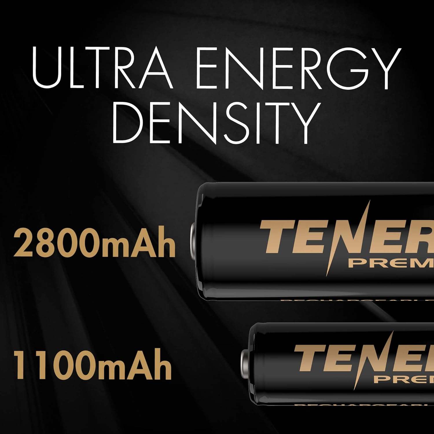 Tenergy TN477U 8-Bay Fast Charger for Nimh/Nicd AA AAA Rechargeable Batteries with 8Pcs AA and 8Pcs AAA Premium Pro Rechargeable Batteries