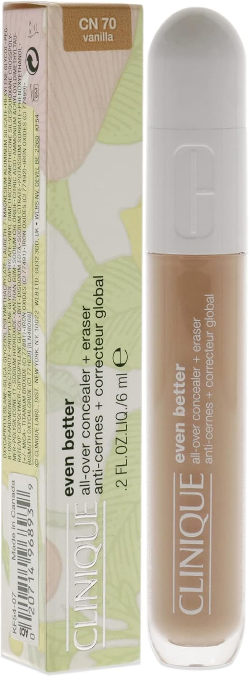 Clinique Even Better All-Over Concealer plus Eraser - CN 70 Vanillia for Women 0.2 Oz Concealer image number 2