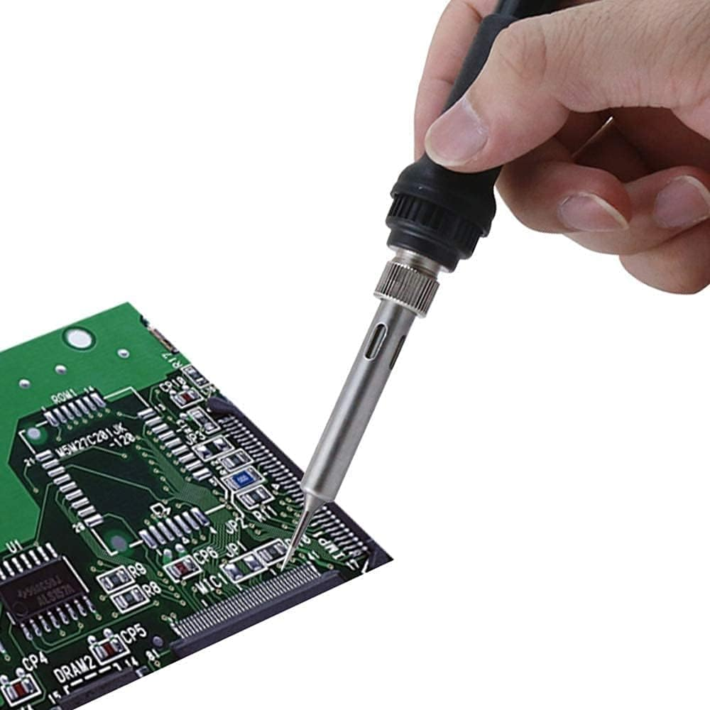 Yakamoz 10Pcs 900M-T Soldering Iron Tips Kit Solder Welding Tips Replacement Accessories for Hakko, Radio Shack, TENMA, ATTEN, Quick, Aoyue, Yihua Solder Station image number 1