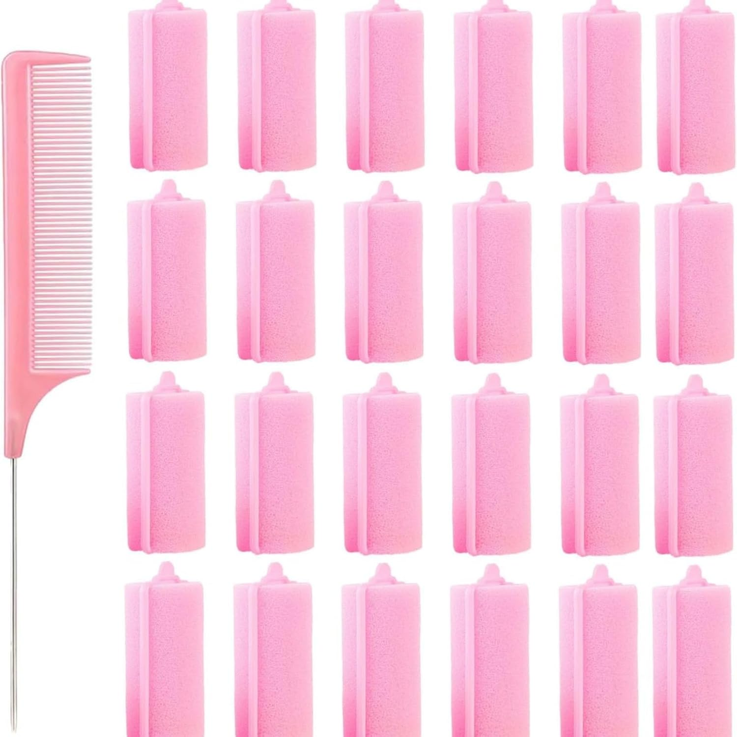 Perfect Your Styling - Pack of 25 Overnight Foam Curlers for Hair and Beard, No Heating Required, Excellent Quality and Reusable image number 5