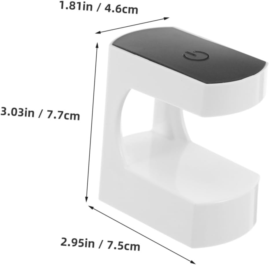 TOPPERFUN 2Pcs Portable Mini UV Nail Lamp USB LED Gel Polish Dryer for Home and Travel Compact Energy Saving Nail Polish Dryer for Manicure Starters and Salon Use image number 1