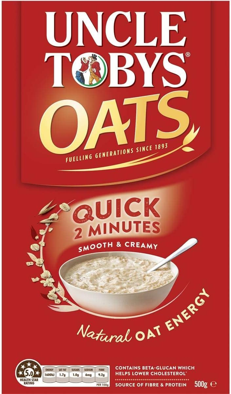 Uncle Tobys Quick Oats 500 G