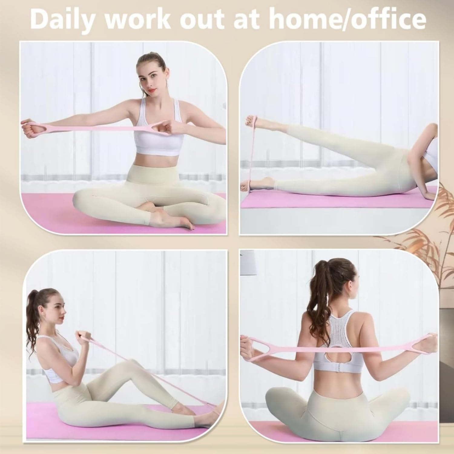 Shoyisenka the 8-Shaped Resistance Band Is Suitable for Both Men and Women and Is Ideal for Arm and Back Training - Home Fitness Equipment. image number 1