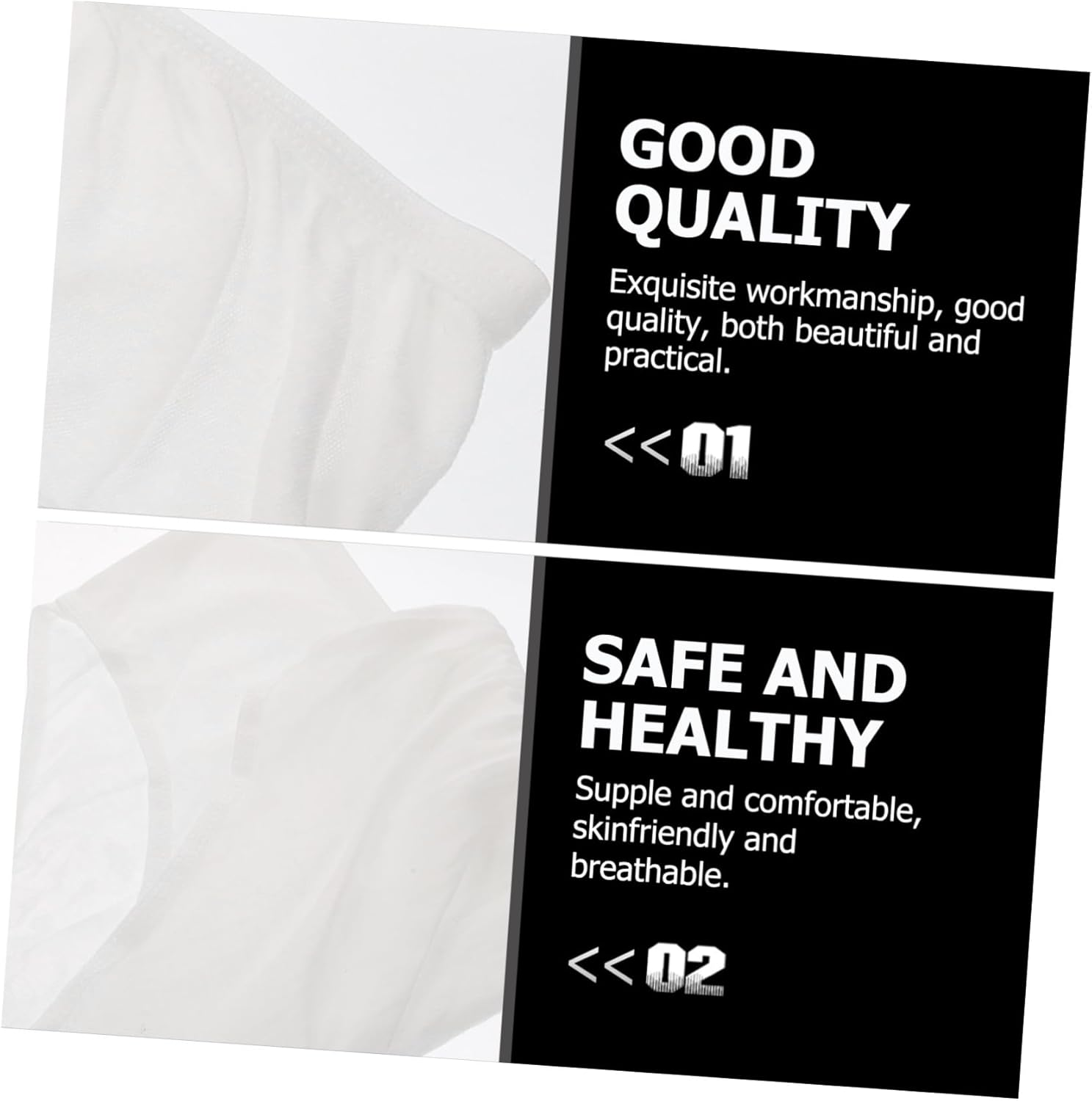 Disposable Maternity Underpants Cotton Blend Supple Portable Postpartum Underwear for Women White XXL 4Pcs image number 2