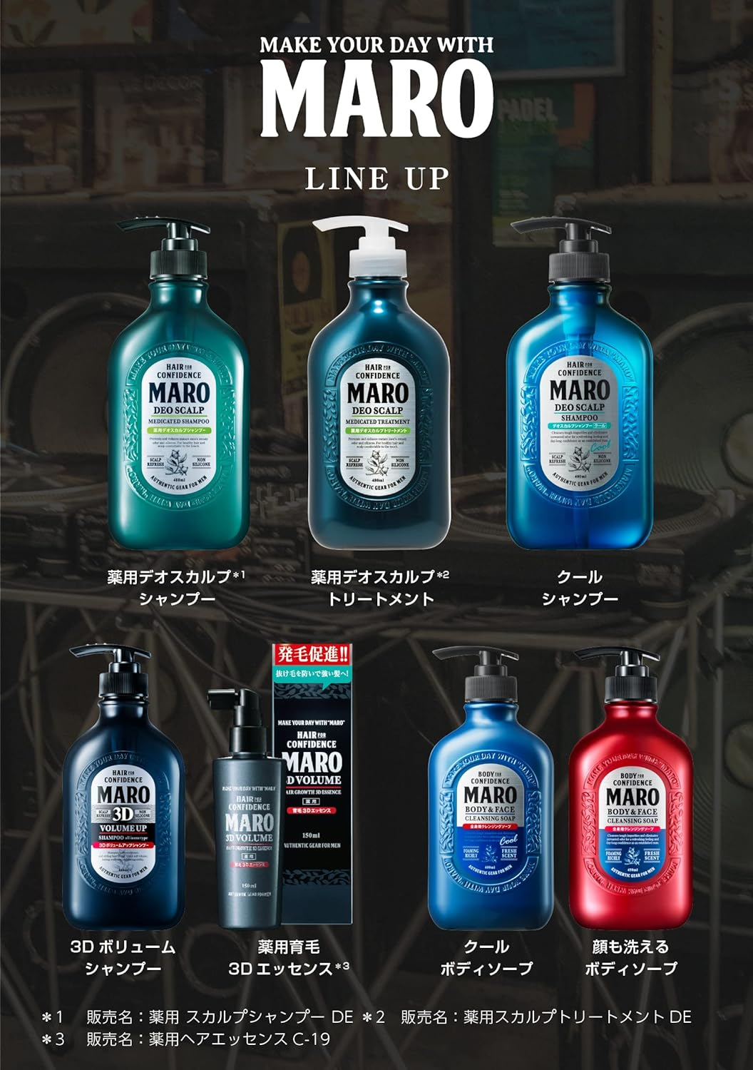 [Set of 2] MARO (Marlo) Medicated Deosukarupu Shampoo 480Ml Treatment 480Ml Body Set image number 5