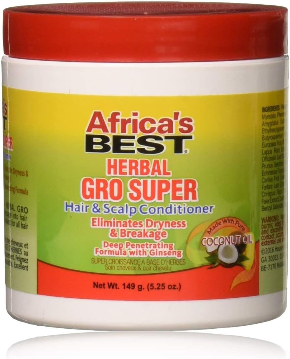 Africa'S Best Super Gro Hair and Scalp Conditioner, 5.25 Ounce