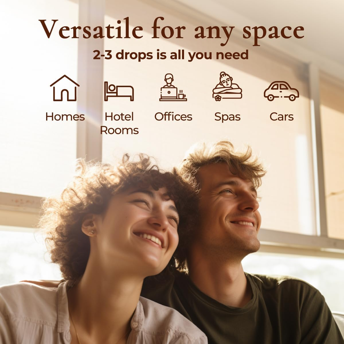 Gya Labs Santal Diffuser Oil Fragrance Oil Blend - Natural Aromatherapy Sandalwood Essential Oils for Home - Santal Perfume for Car & Office Diffuser Scent (10 Ml) image number 1