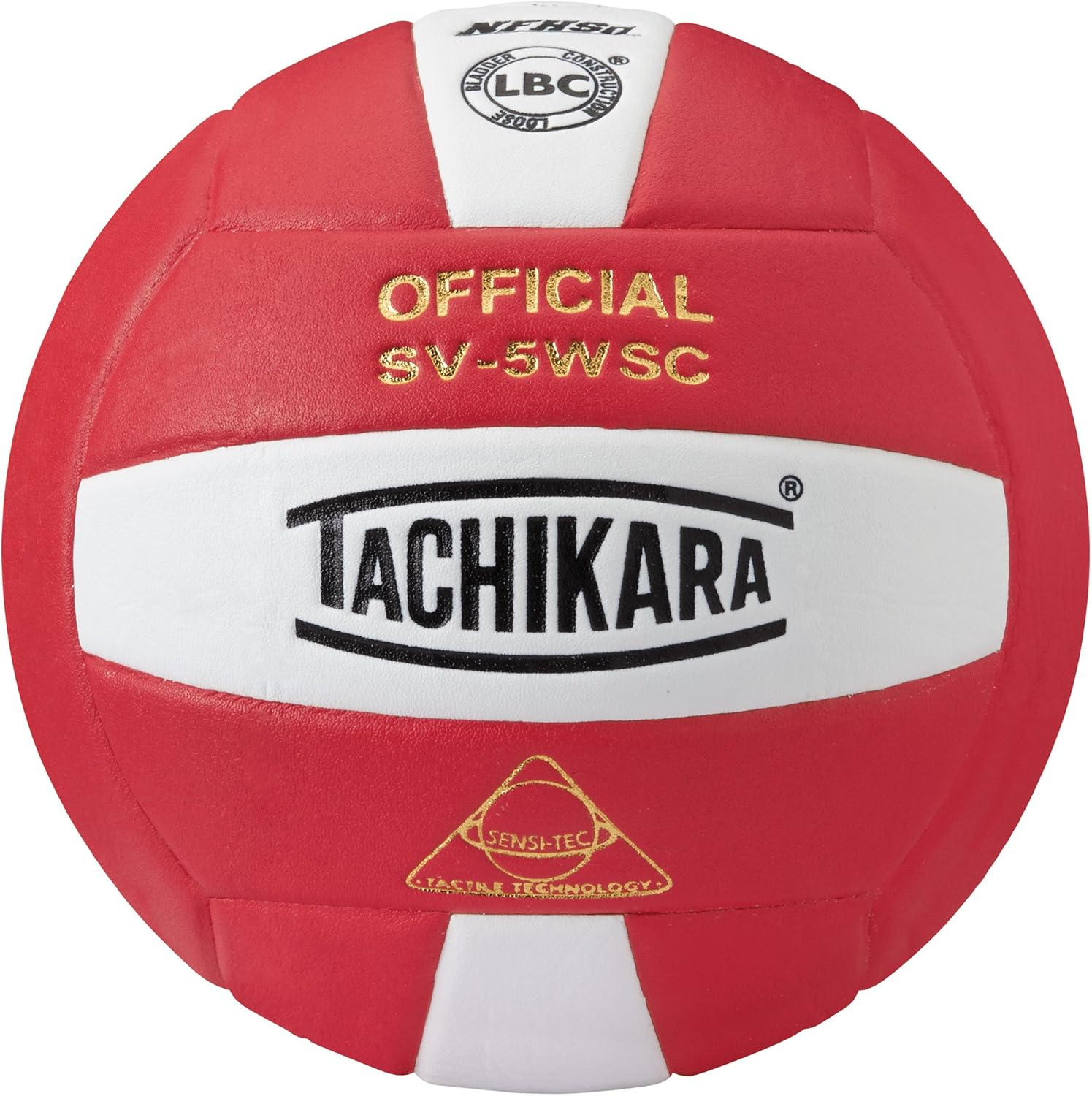 Composite SV-5WSC Volleyball Red/White (EA)