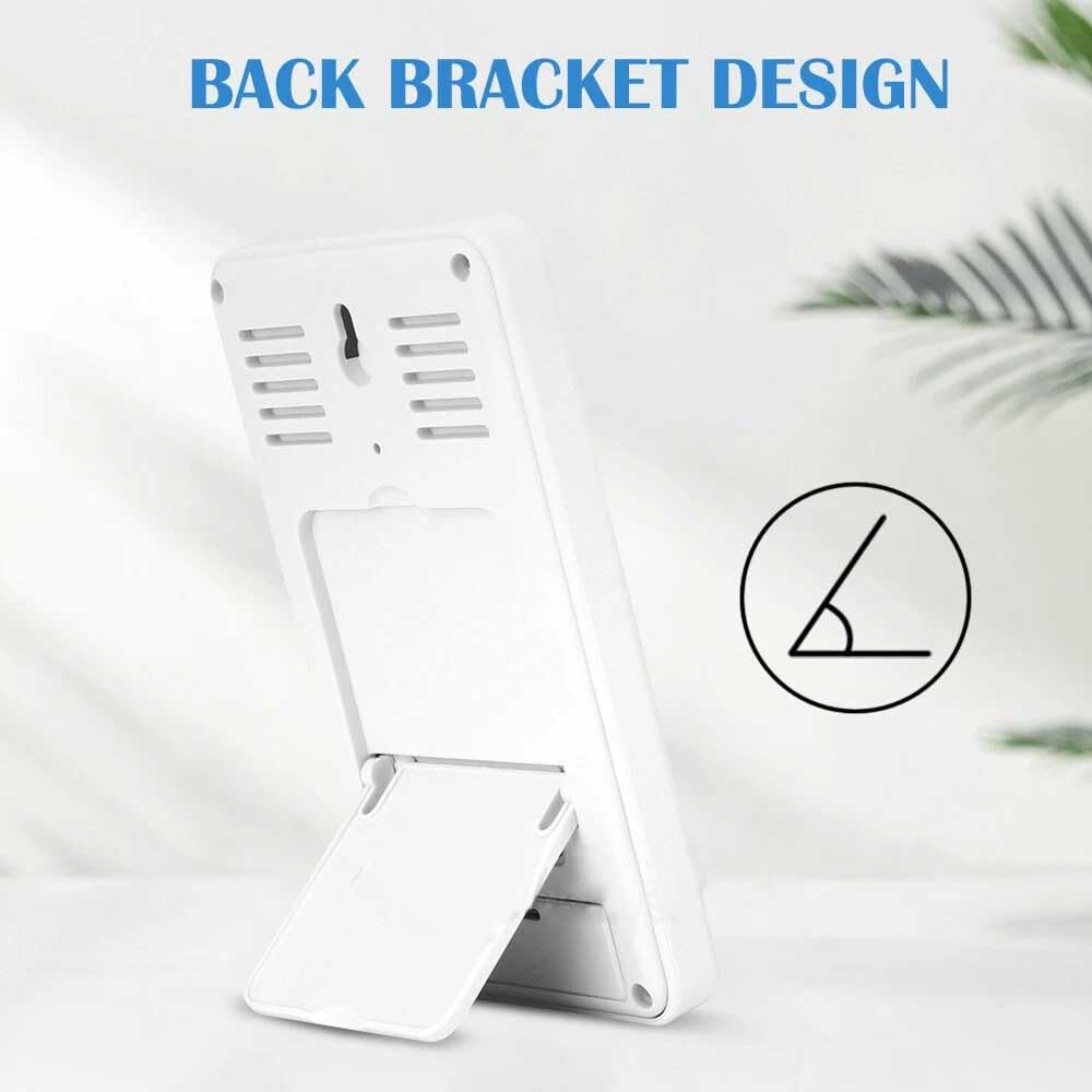 Digital Hygrometer Thermometer, Room Humidity Meter, Temperature Meter Maximum Minimum Recording Temperature Digital Display (Black) - White image number 7