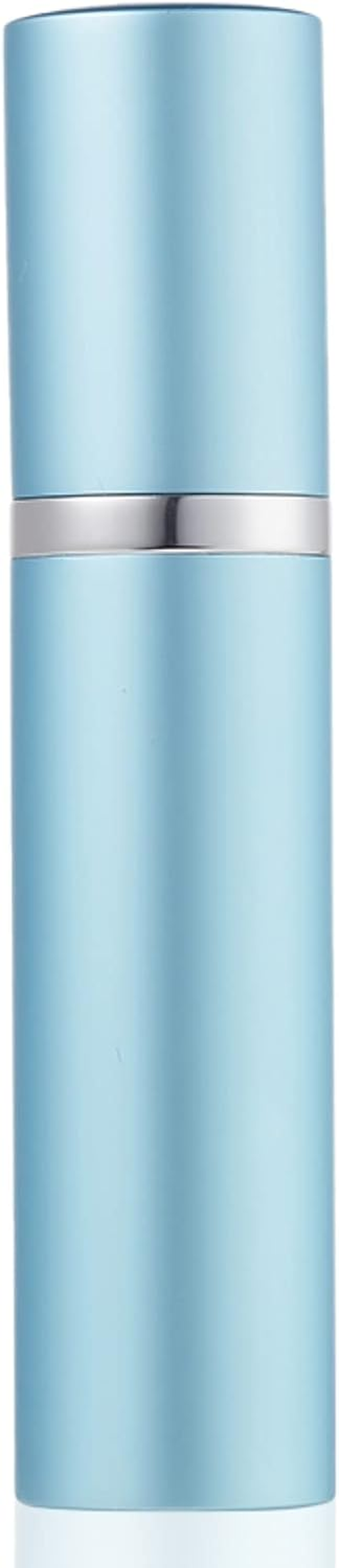 Asanana 9 Ml Perfume Atomiser, Refillable, Filling Technology without Funnel, Empty Perfume Atomiser, Spray Bottle for Travel, Handbag on the Go (Silver)