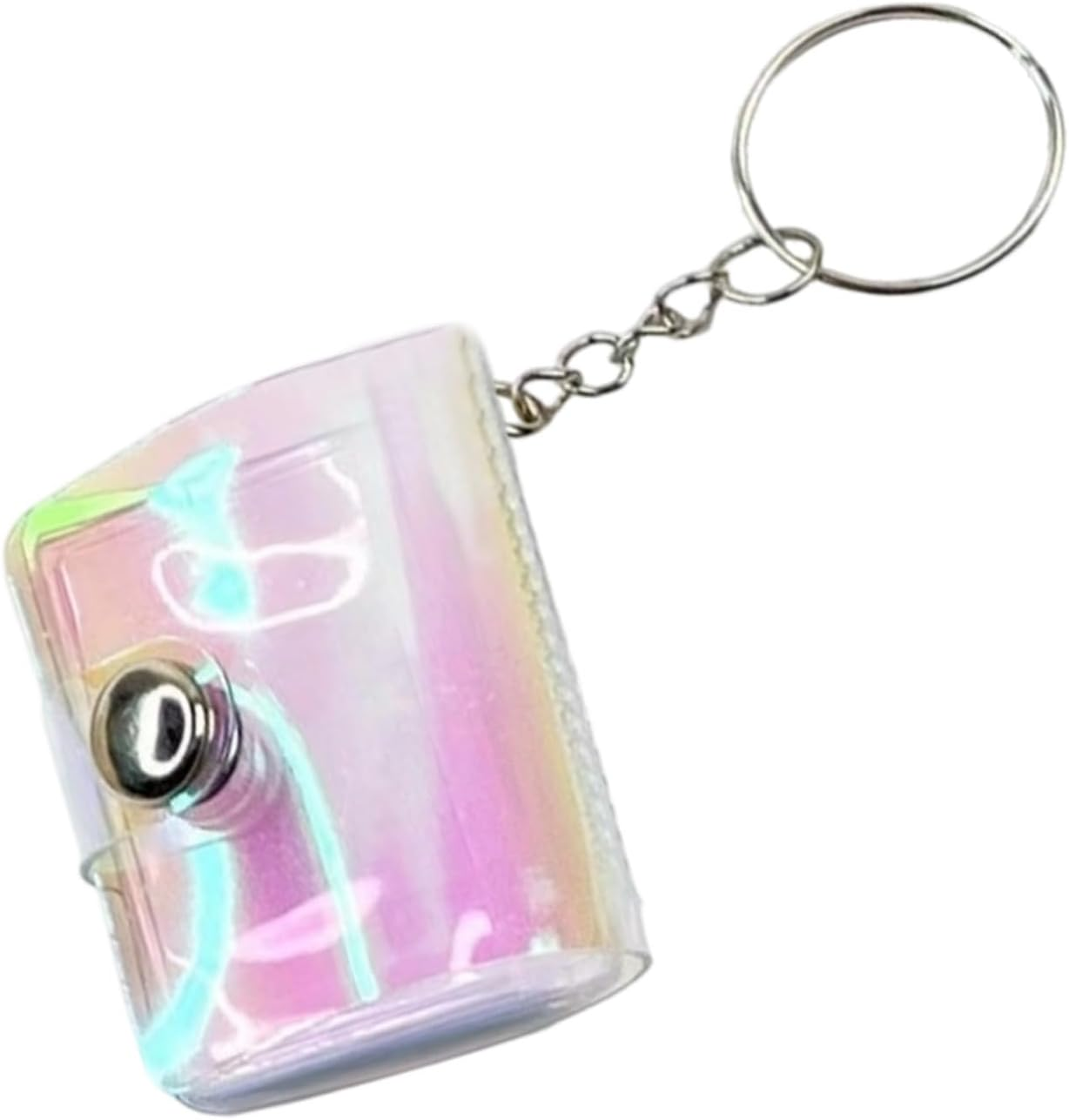 Generico Photo Album Keyring - Keyring with Cut-Out Collection, Photo Archive with Pendant | for Wedding, Friendship, Graduation, St, Holidays, and Christmas