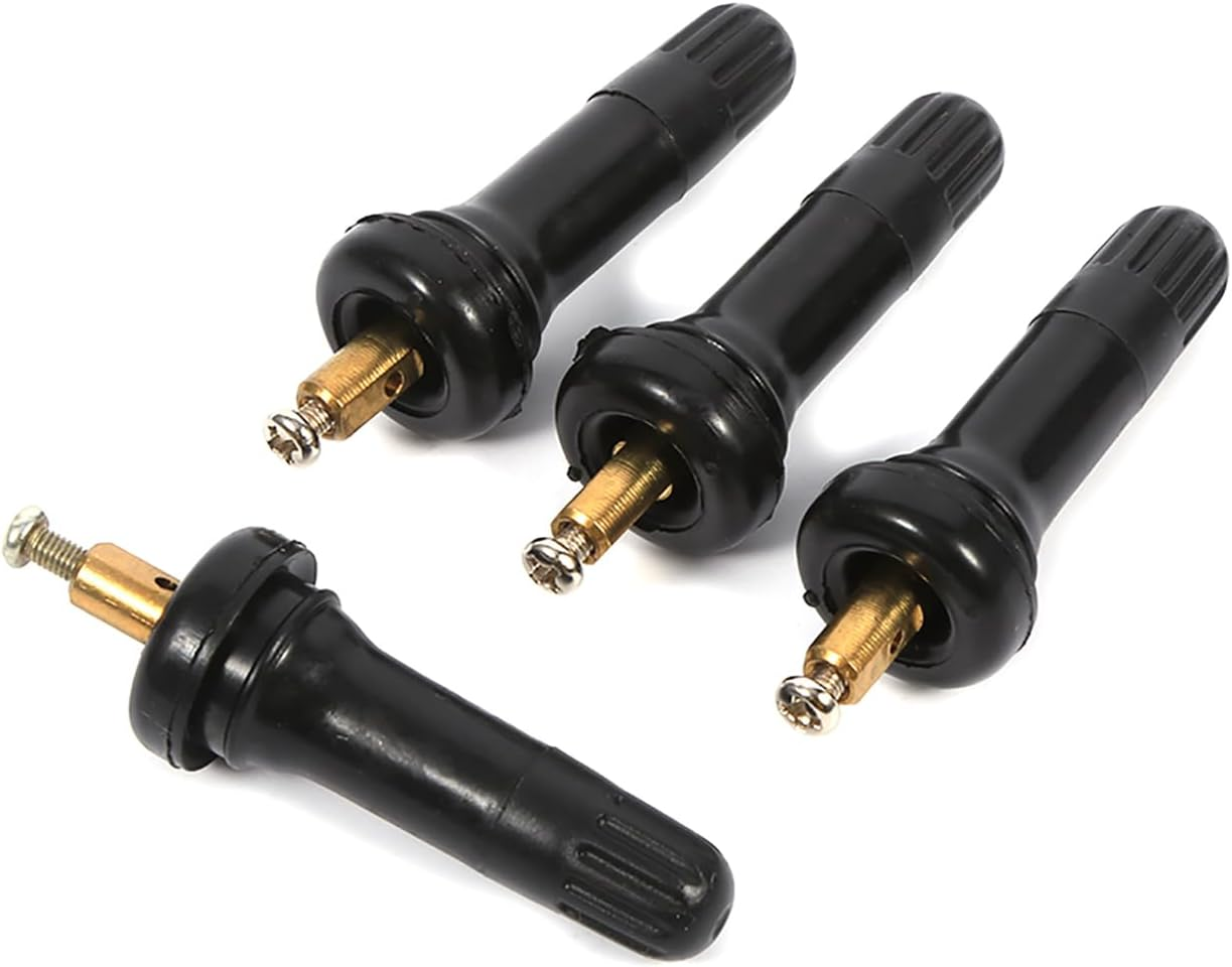Akozon Tire Pressure Monitoring TPMS Anti-Explosion 4 Pieces Tire Valve Stems image number 2
