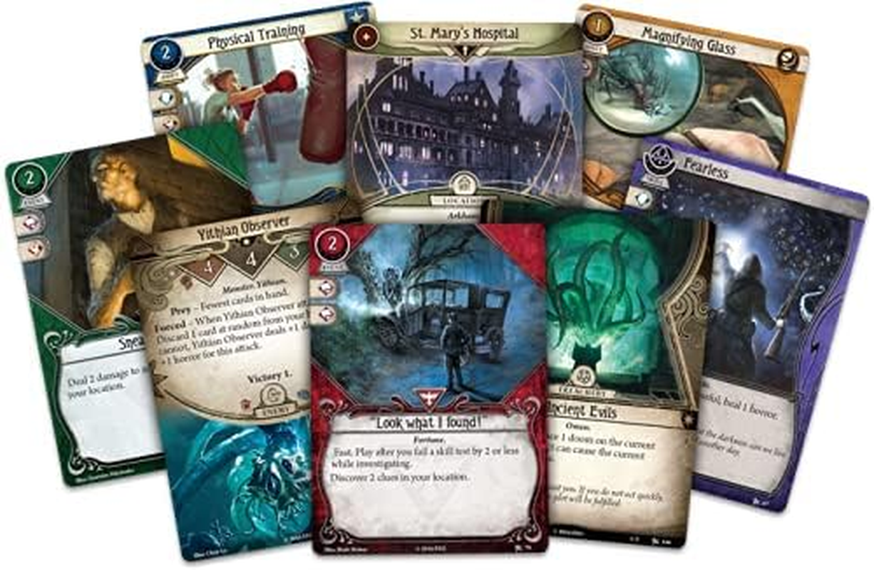 Fantasy Flight Games Asmodee Arkham Horror the Card Game Revised Core Set, Mixed (FFGAHC60) image number 1