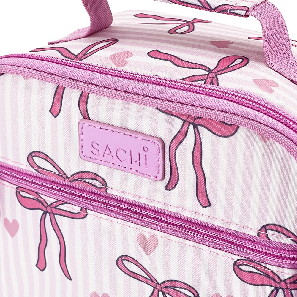 Sachi Black Crossbody Insulated Lunch Bag image number 6