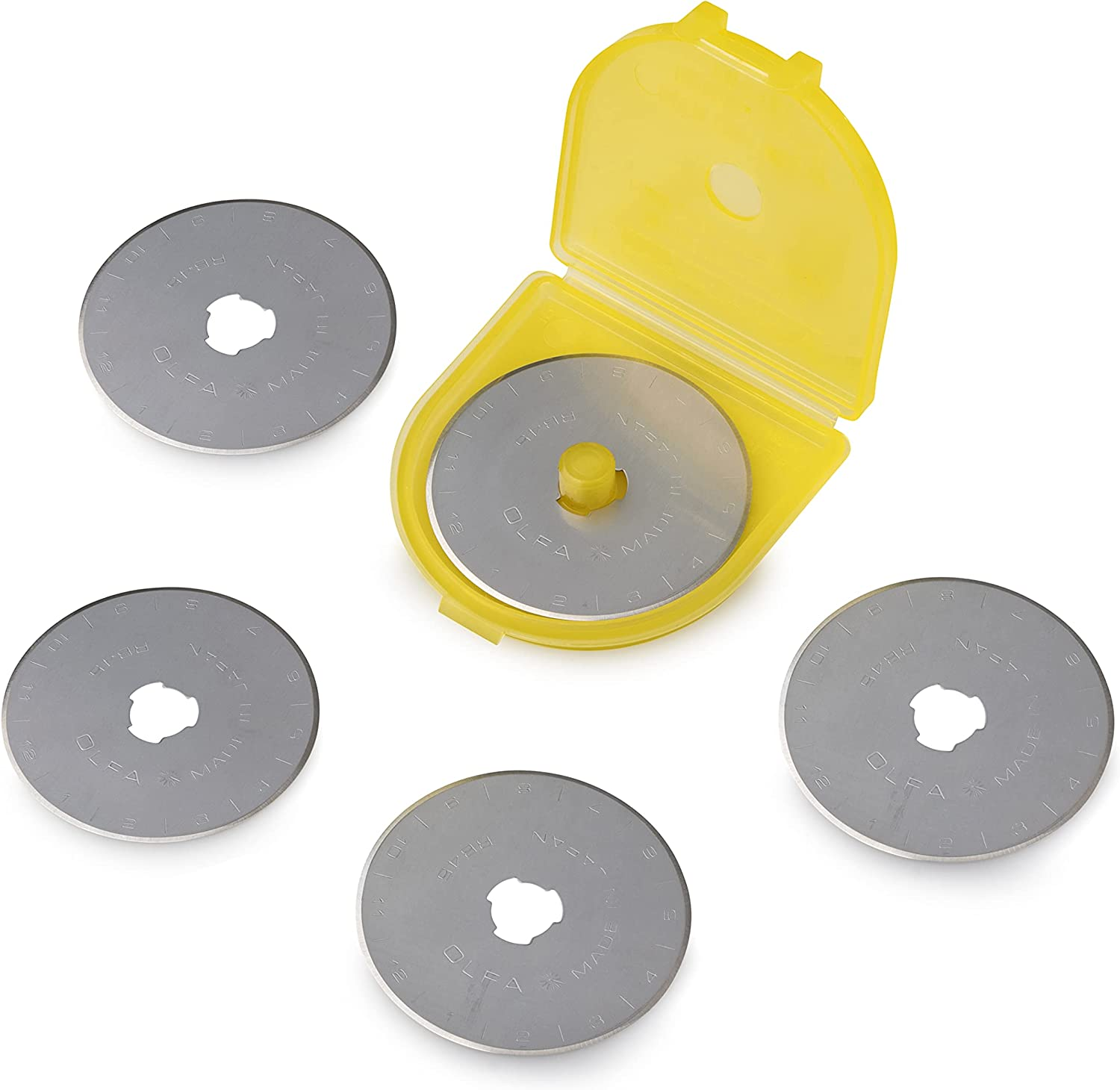 OLFA 45Mm Rotary Blades, 5-Pack image number 1