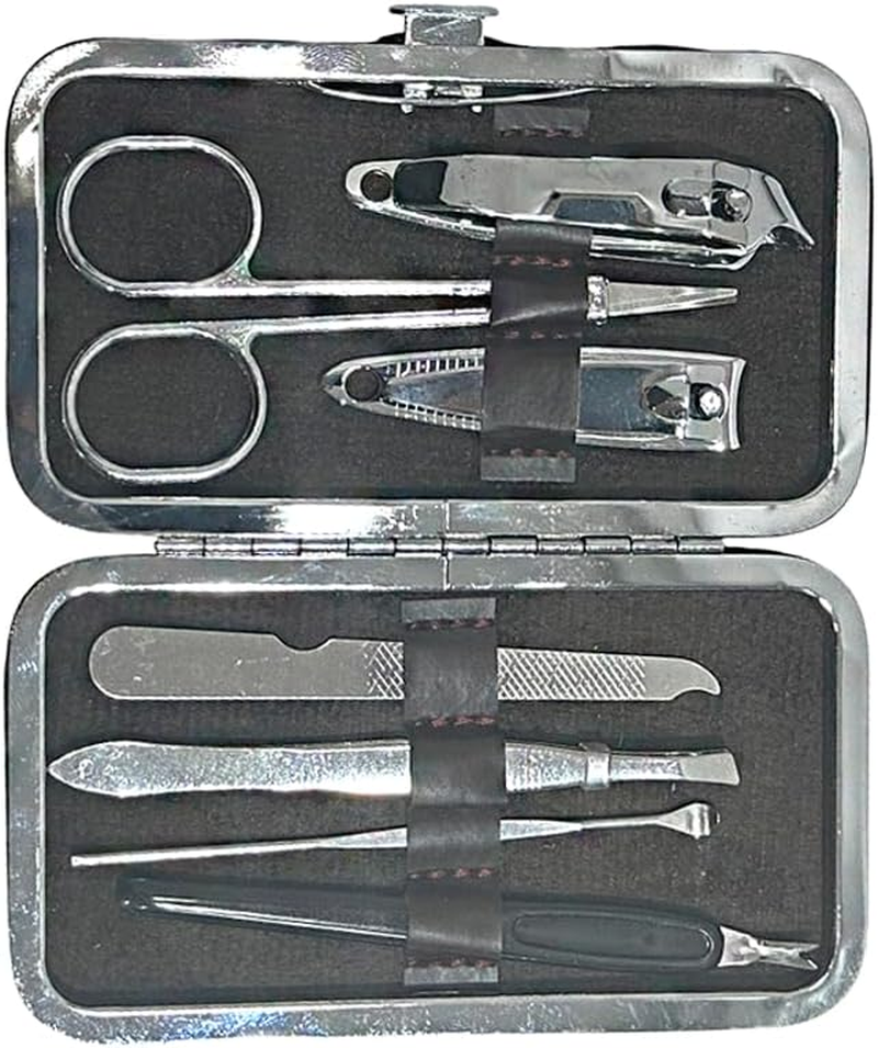 Travel Manicure Set, Manicure Set for Travel, Manicure Set, Nail Clippers, Nail File, Small Scissors, Tweezers, Travel Manicure Set image number 3
