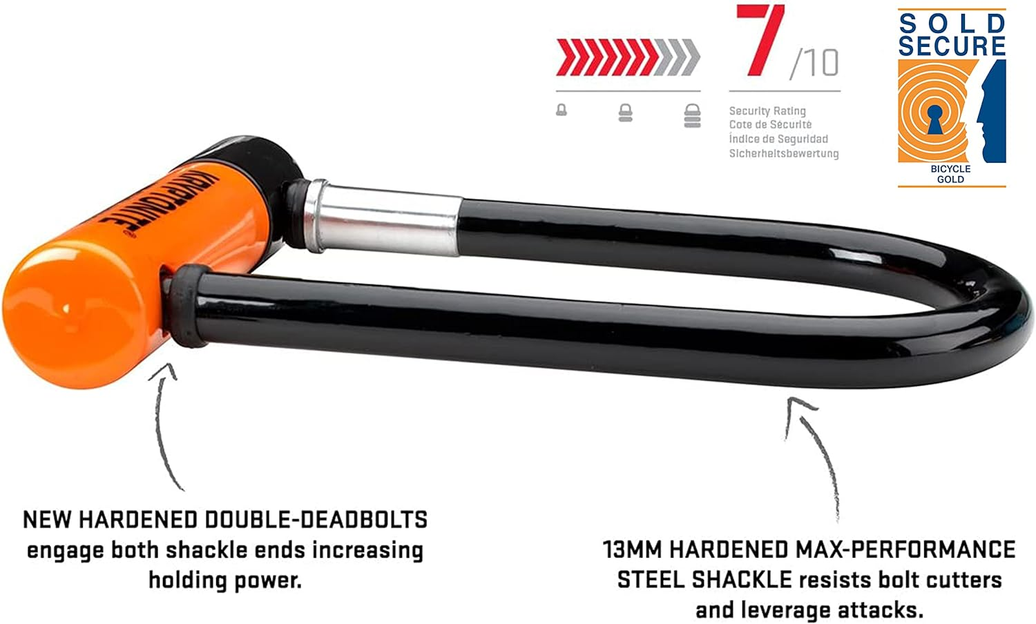 Kryptonite Evolution 11-14Mm U-Lock with Flexframe-U Bracket image number 5