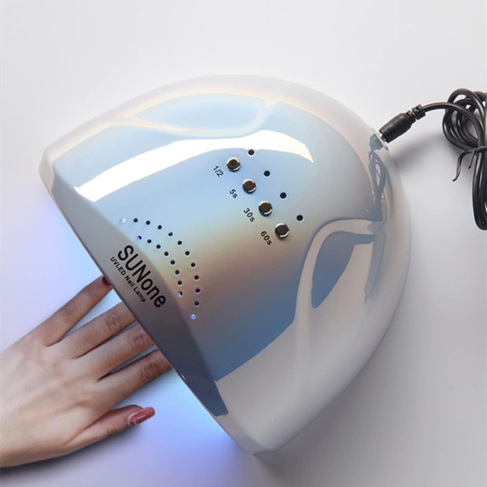 Nail Dryer Nail Lamp Nail Dryer Gel Nail Polish Uv Led Light with 4 Timers Professional Detachable Tray Nail Art Tools Accessories Nail Lamp image number 2