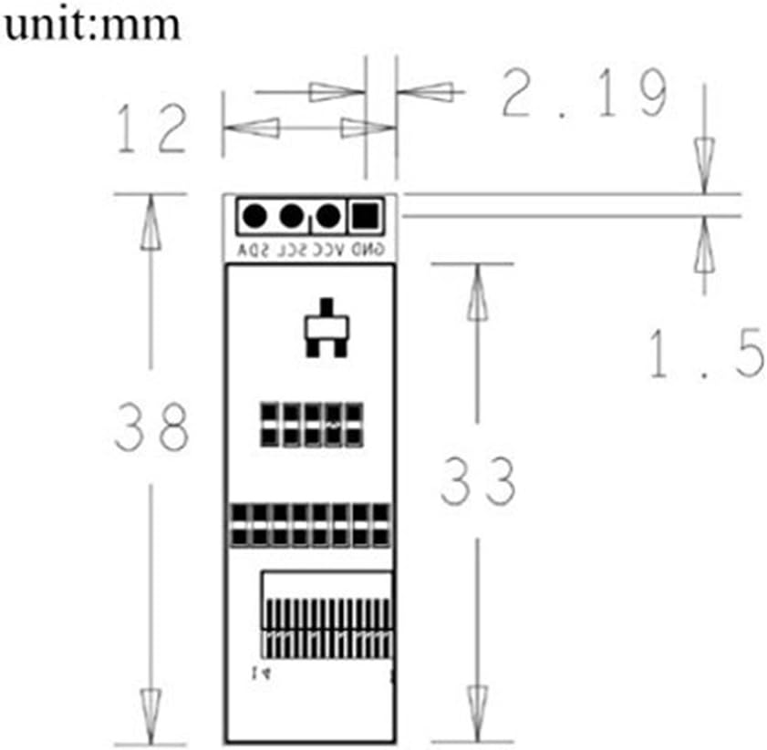 Hiletgo I2C OLED Display Module 0.91" IIC I2C Serial OLED LCD Display SSD1306 128X32 Blue I2C OLED Screen Driver DC 3.3V/5V AVR PIC STM32 Arduino image number 2
