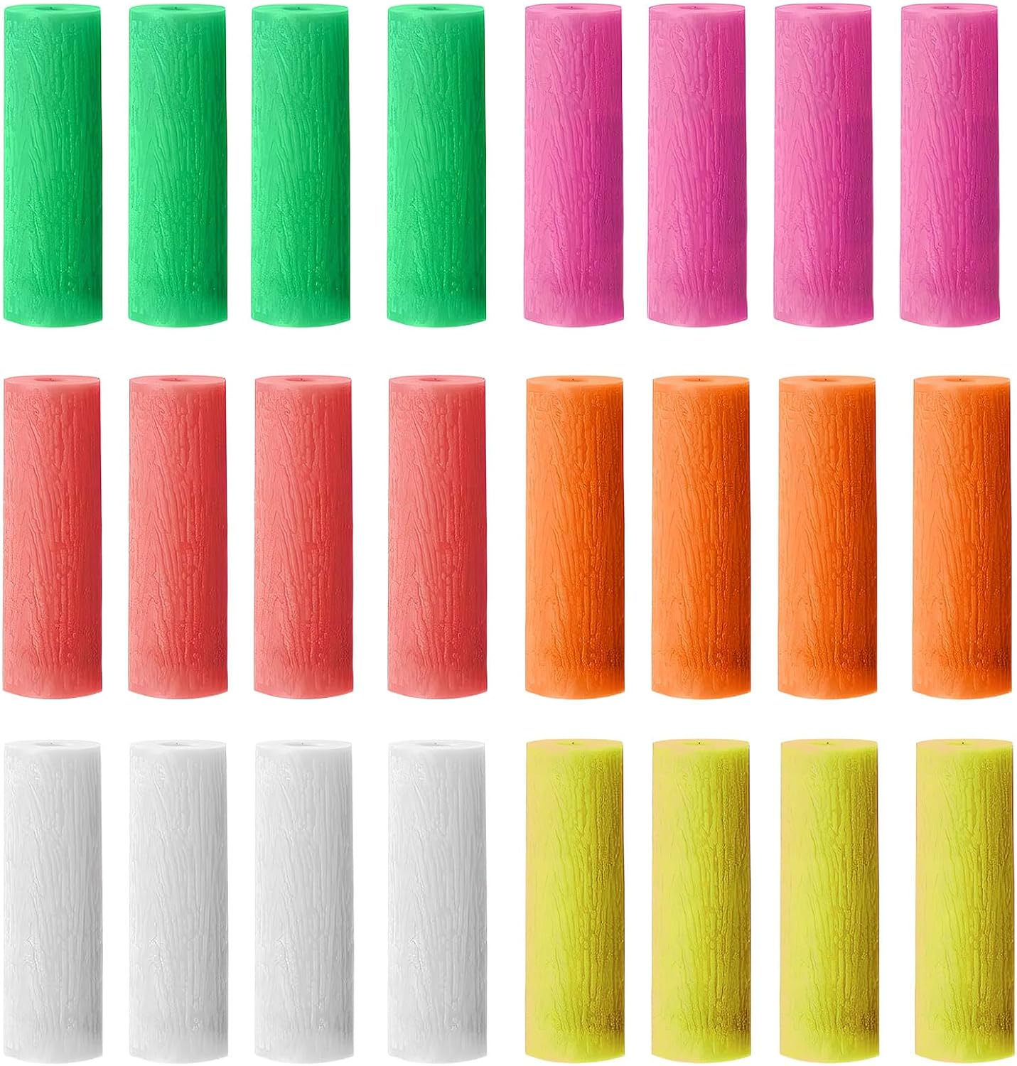 24 Pcs Aligner Chewies, Silicone Orthodontic Chewers, Reusable Orthodontic Chewers for Aligning Trays (6 Colors) image number 4