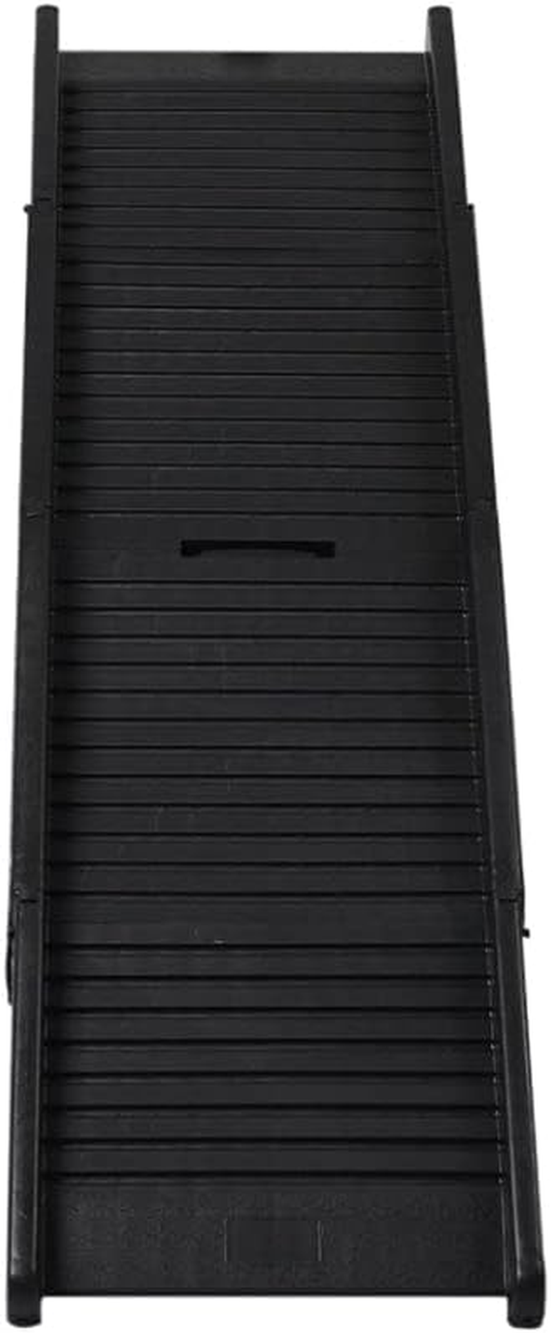 Pawz Stair Step Foldable Portable Lightweight Pet Ramp, Black