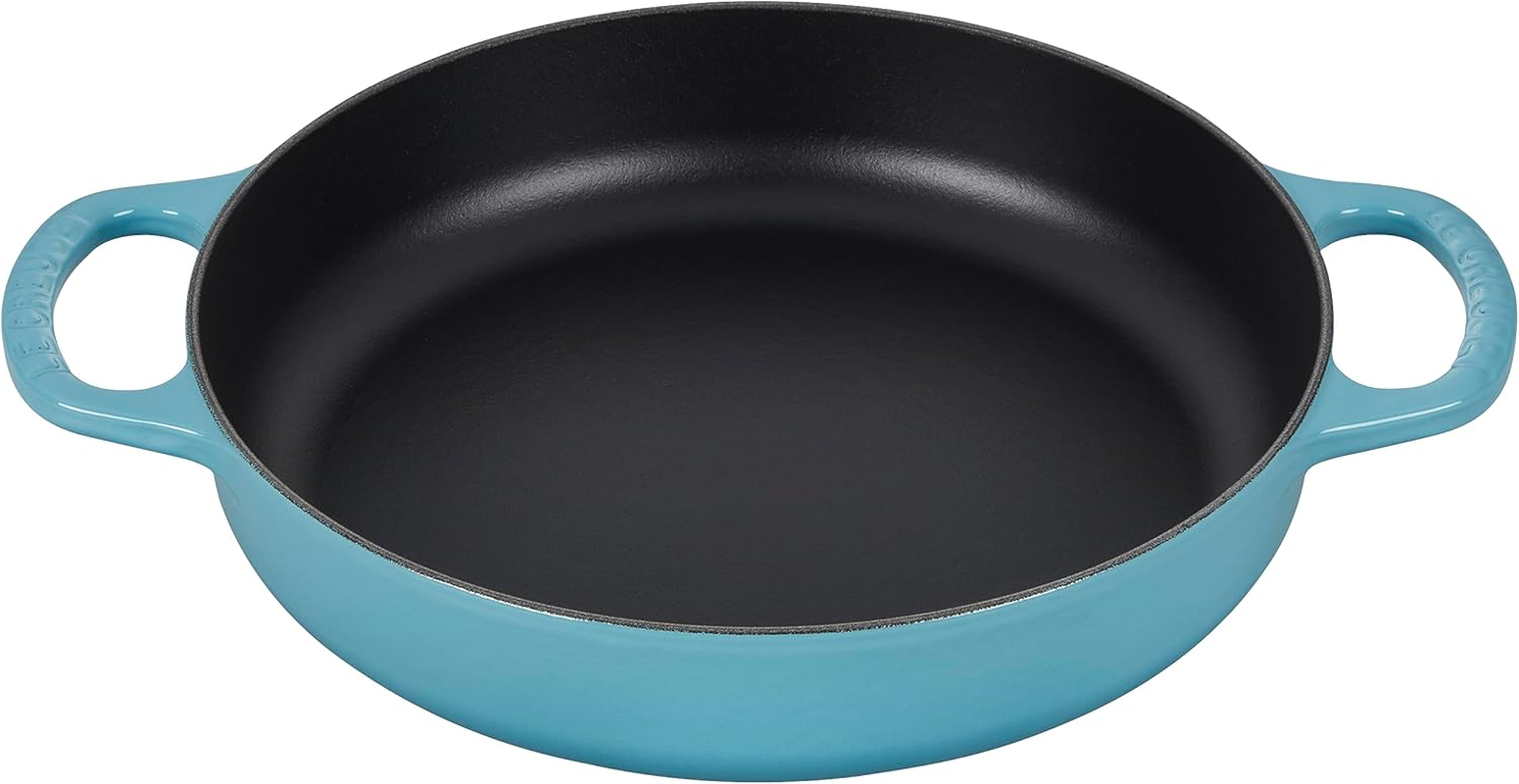 Le Creuset Signature Cast Iron Everyday Pan, 11", Licorice