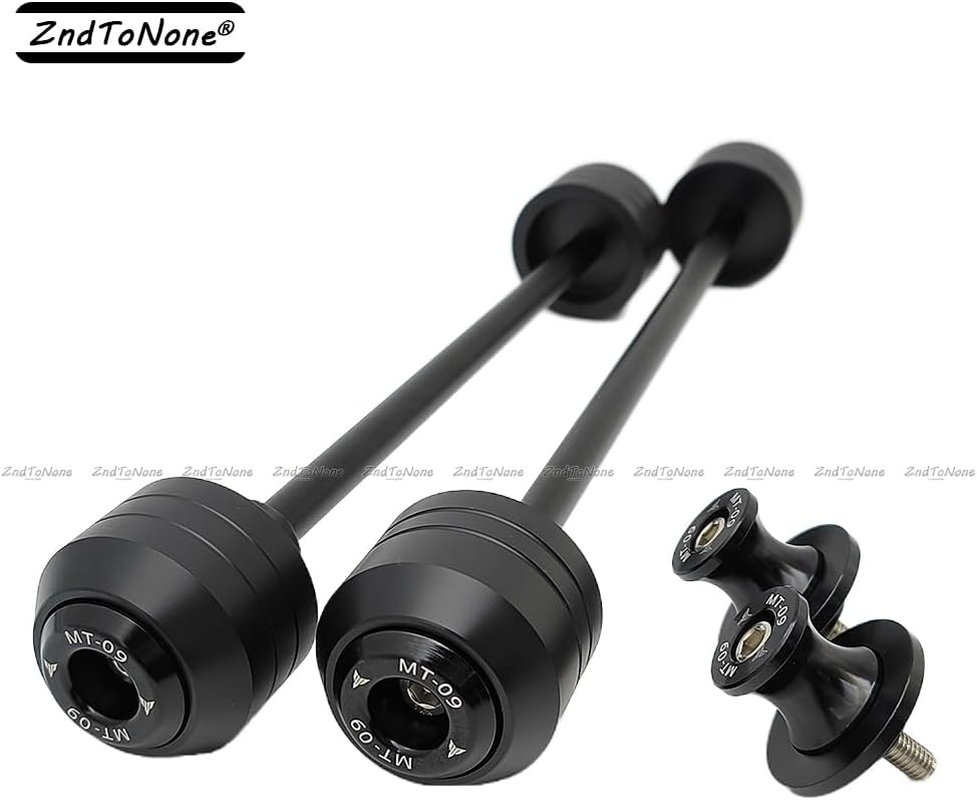 Front Rear Wheel Axle Fork Sliders Swingarm Spools for Yamaha MT09/SP 2021-2024 Motorcycle Left Right Side Falling Crash Protector Stand Bobbins Screw (Full Set) image number 4
