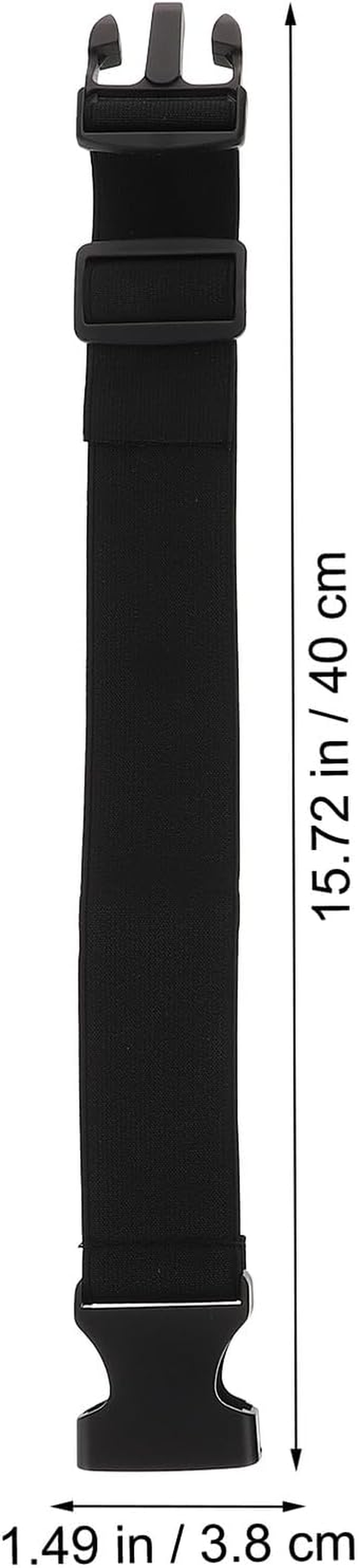 HONITANO 3Pcs Utility Tie down Straps with Quick Release Buckles Wide Long Adjustable Lashing Bands for Securing Backpacks Luggage Storage Bins and Outdoor Gear image number 2